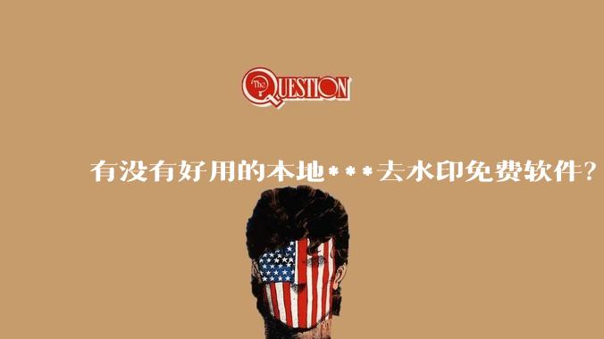 有没有好用的本地***去水印免费软件？